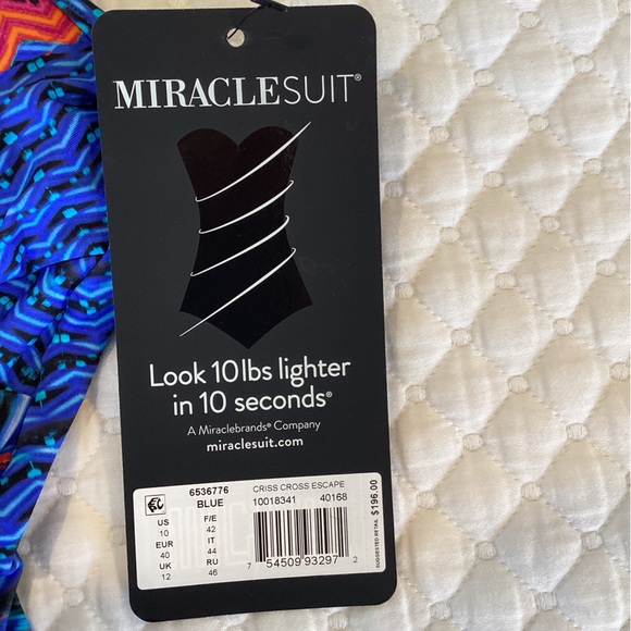 Miraclesuite Casablanca Criss Cross Escape One Piece Swimsuit 10 - Picture 9 of 16